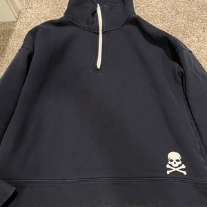 Seattle Soul cycle cropped half zip sweatshirt